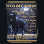 Personalised To My Son, Son Birthday Gift Baby Blanket<br><div class="desc">Personalised To My Son,  Son Birthday Gift</div>