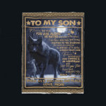 Personalised To My Son, Son Birthday Gift Fleece Blanket<br><div class="desc">Personalised To My Son,  Son Birthday Gift</div>