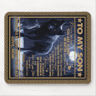 Personalised To My Son, Son Birthday Gift Mouse Mat