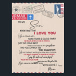 Personalised To My Son, Son Birthday Gift Tablecloth<br><div class="desc">Personalised To My Son,  Son Birthday Gift</div>