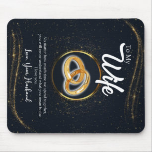 Personalised To My Wife   Gifts For Valentine Mouse Mat