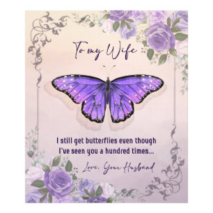 Personalised To My Wife  Love Letter From Husband Photo Print