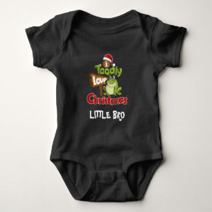 Personalised Toadly Love Christmas Matching Family Baby Bodysuit