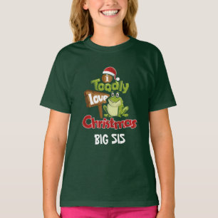 Personalised Toadly Love Christmas Matching Family T-Shirt