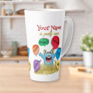 Personalised Today's Theme Doesn't Include Your BS Latte Mug