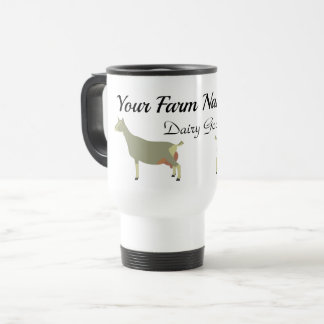 Personalised Toggenburg Dairy Goat Farm Travel Mug