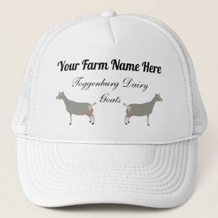 Personalised Toggenburg Dairy Goats Trucker Hat