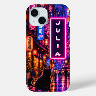 Personalised Tokyo Neon Custom Name Phone Case