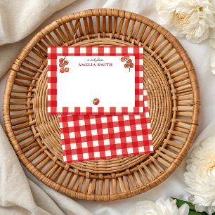 Personalised Tomato Italian theme Notecard