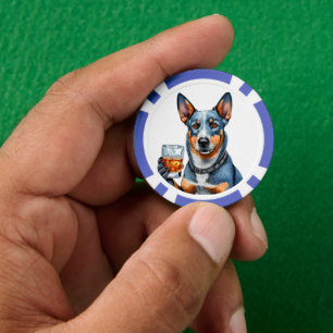 Personalised Top Dog Composite Poker Chips