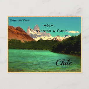 Personalised Torres del Paine, Chile Postcard