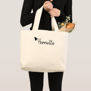 Personalised Tote Bag Custom Large Jute Shopping B