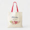 Personalised Tote Bag. Floral Tote Bag. Bridesmaid