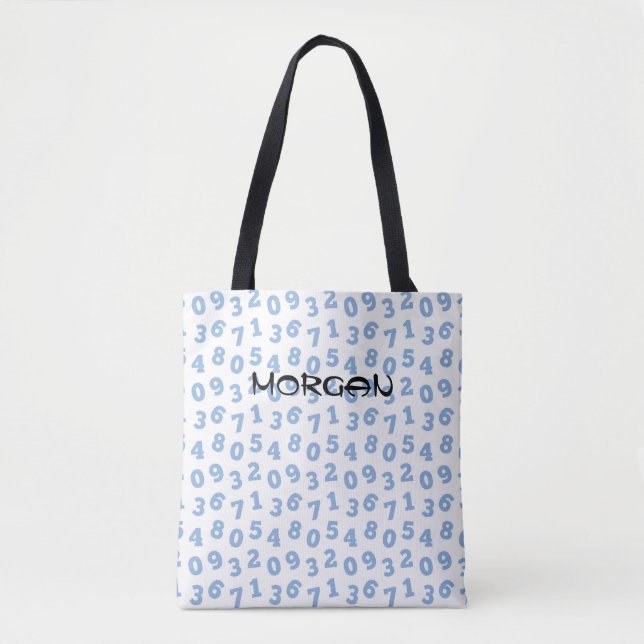 Personalised Tote Bag with Custom Name (Front)