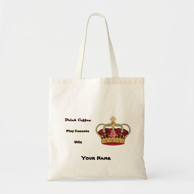 Personalised tote Canasta Queen (Front)