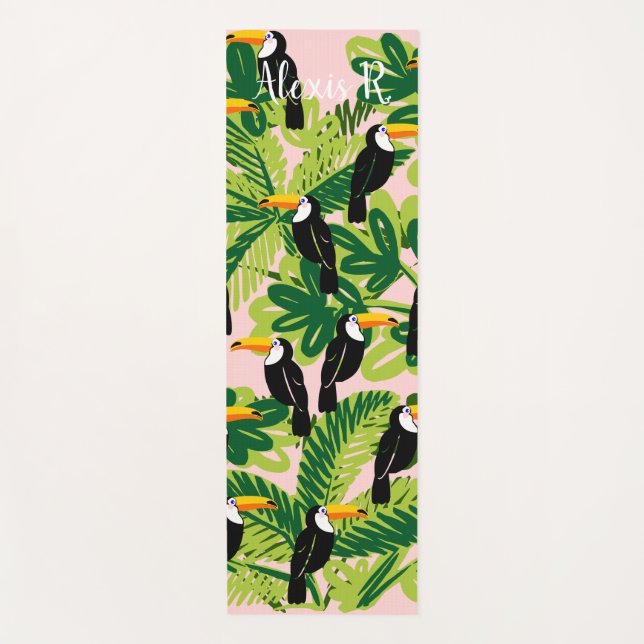 Personalised Toucan Yoga Mat (Front)