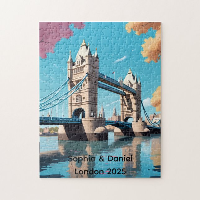 Personalised Tower Bridge Puzzle (Vertical)
