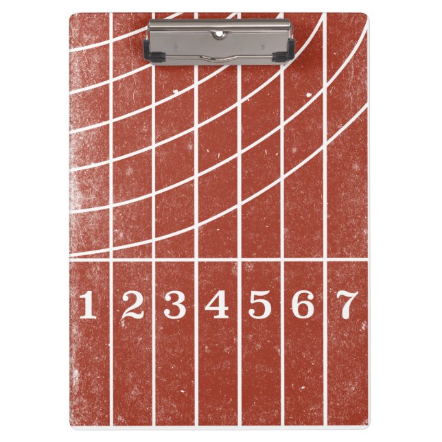 Personalised Track Coach Clipboard (Front)