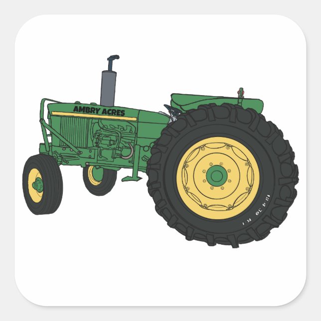 Personalised tractor sticker  (Front)