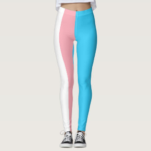 Personalised Transgender Flag Leggings