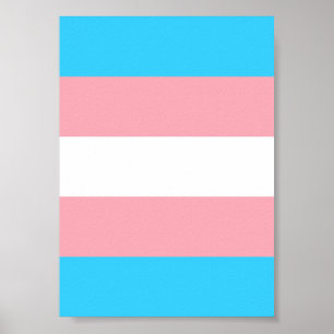 Personalised Transgender Flag Poster