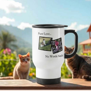 Personalised Travel Mug For Animal Lovers