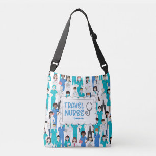 Personalised  Travel Nurse Crossbody Bag