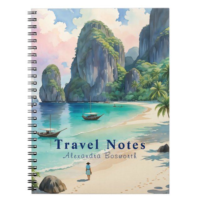 Personalised Travel Philippines Notebook - (Front)