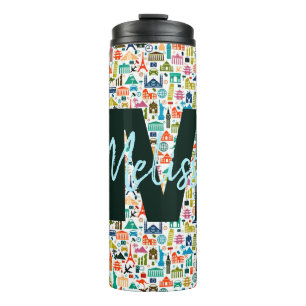 Personalised Travel the world Thermal Tumbler
