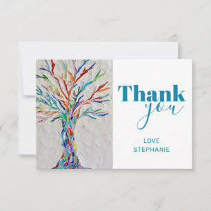 Personalised Tree of Life Thank You Card