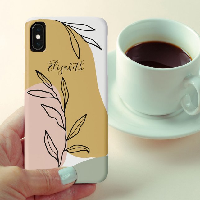 Personalised Trendy Abstract Shapes Case-Mate iPhone Case (Creator Uploaded)