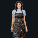 Personalised Trendy Leopard Black Gold Glitter     Apron<br><div class="desc">Personalised Trendy Leopard Black Gold Glitter                              




leopard glitter cheetah gold, 
trend  leather luxury metal , 
cat fashion pattern bronze, 
skin golden girls modern, 
 spots girly chic jewel, 
 jaguar animal jewellery africa, 
metallic sparkly fur trendy, 
glamour bright rich black, 
safari personalised blush, 
cheetah leopard glitter gold, </div>