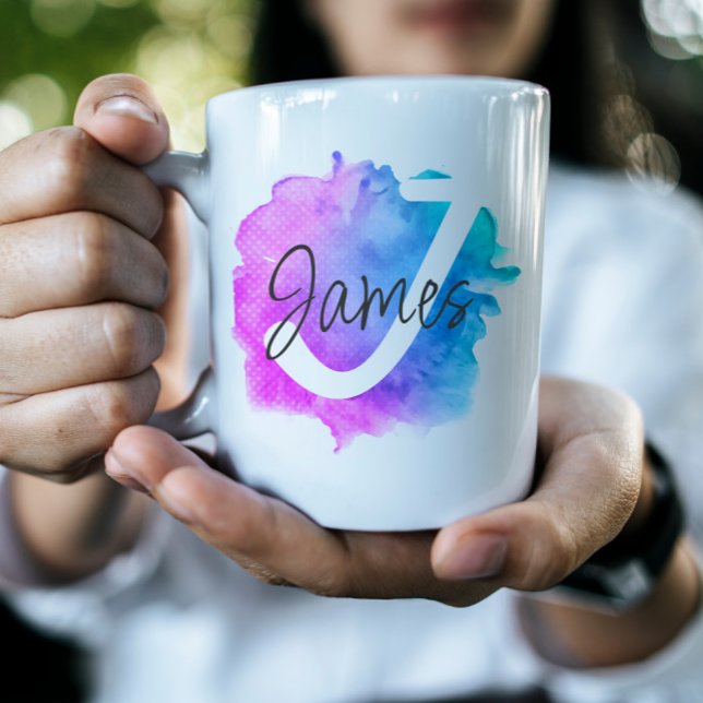 Personalised trendy letter Name cofee Mug  (Creator Uploaded)