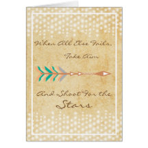 Personalised Trendy Rustic Chic Tribal Arrows