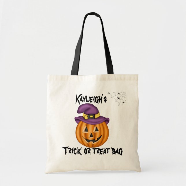 Personalised trick or treat bag (Front)