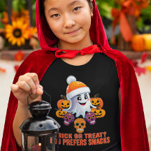 Personalised Trick or Treat Boo Funny Halloween