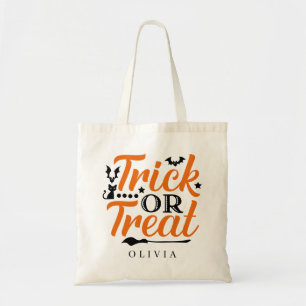 Personalised Trick Or Treat Halloween Candy Bag
