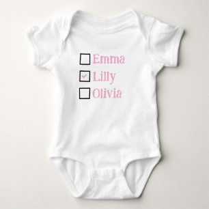 Personalised Triplets Gift, Custom Triplet Babies  Baby Bodysuit