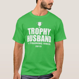 Personalised Trophy Husband In Training T-Shirt