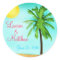 Personalised Tropical Beach Wedding Stickers