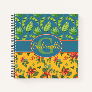 Personalised Tropical Island Notebook