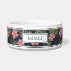 Personalised Tropical Pink Hibiscus Pattern Pet