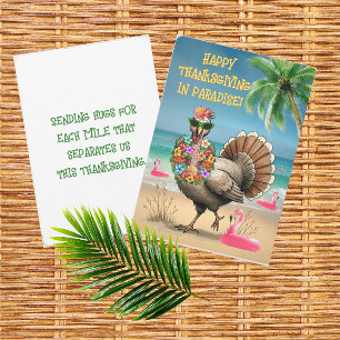 Personalised Tropical Turkey Card
