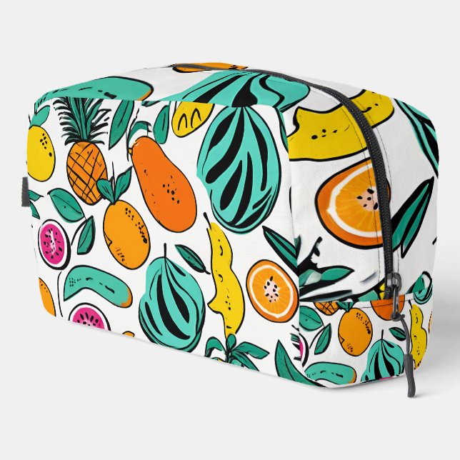 Personalised Tropical Vibes Design Toiletry Bag (Right Corner)