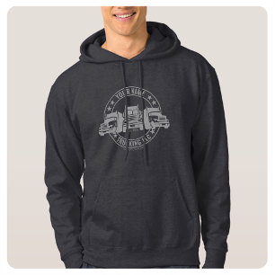 Personalised Trucker Big Rig Semi Truck Trucking Hoodie