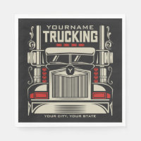 Personalised Trucking 18 Wheeler BIG RIG Trucker