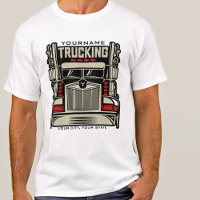Personalised Trucking 18 Wheeler BIG RIG Trucker 