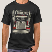 Personalised Trucking 18 Wheeler BIG RIG Trucker