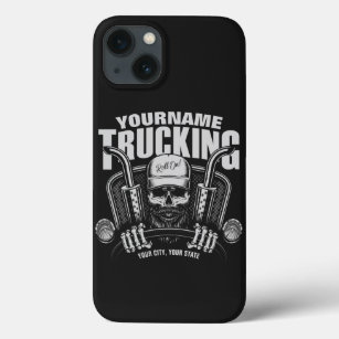 Personalised Trucking Skull Trucker Big Rig Truck  Case-Mate iPhone Case