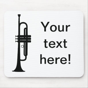 Personalised Trumpet Mouse Mat